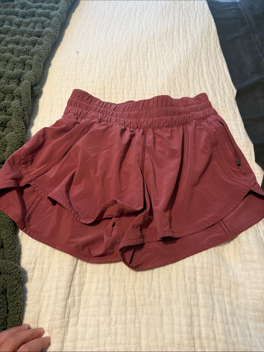 lululemon athletica Women's Deep Rose Athletic Shorts Hottie Hot